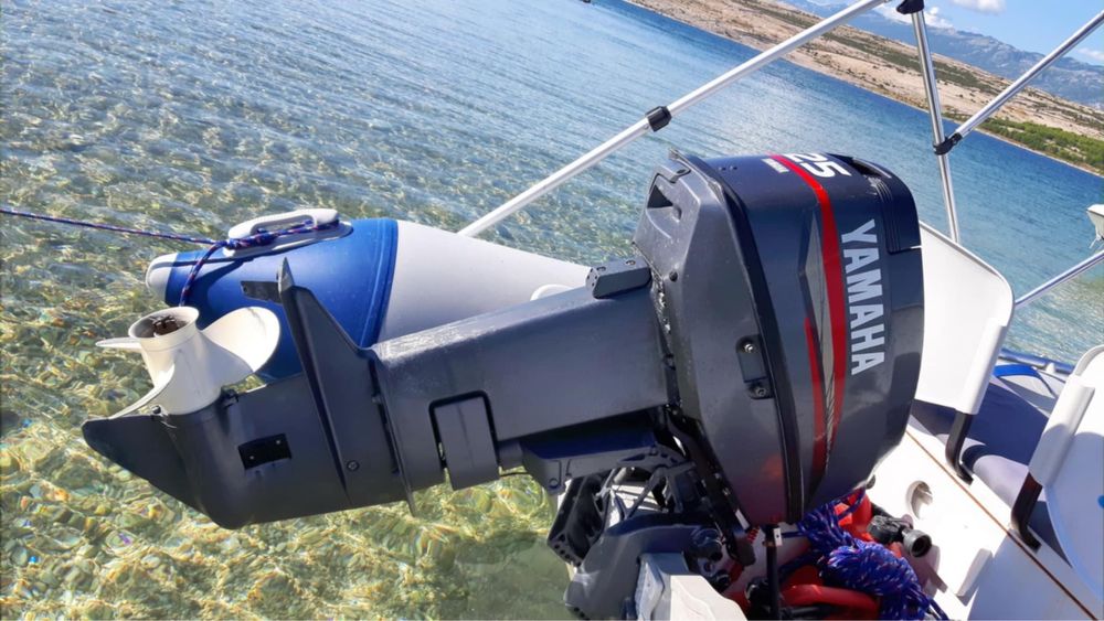 KOMPLET NA WODĘ - Ponton Proscan Marine + Yamaha 25KM + Przyczepa