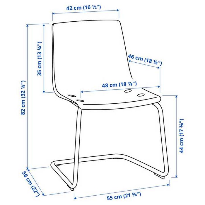 Mesa de jantar extensível branca + 6 cadeiras de acrílico Tobias (IKEA)