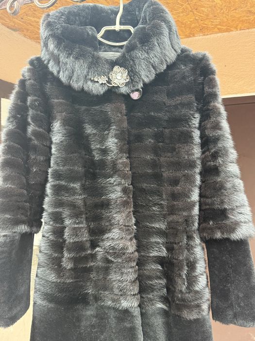 Шуба норка-мутон