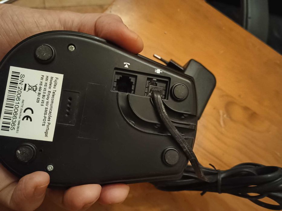 Telefone sem fio para ligação linha telefonica nacional