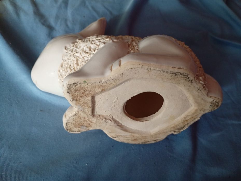 Królik zając ceramiczny