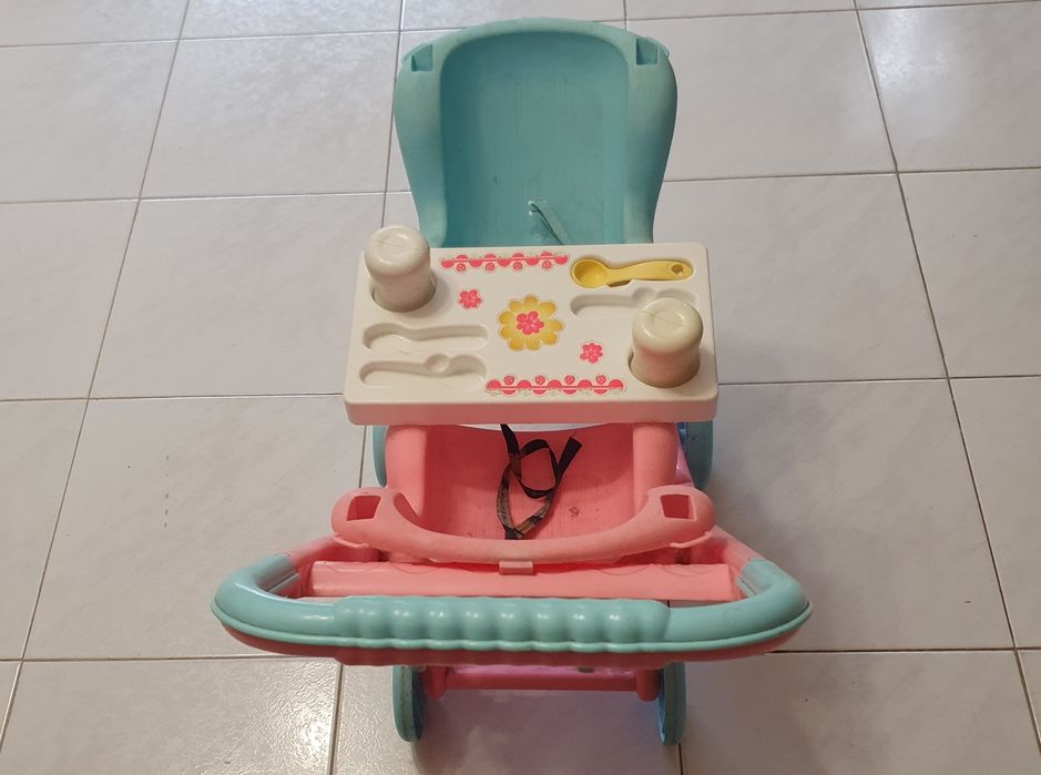 Brinquedo NENUCO - Raro Carrinho de bébés duplo para bonecos (as)