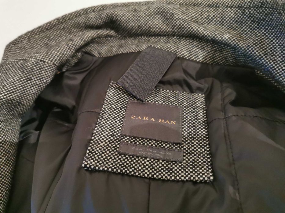 Casaco fazenda comprido Homem da Zara