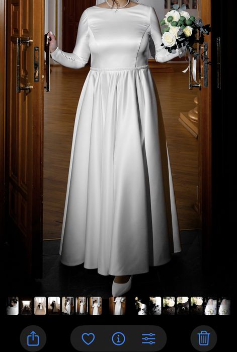 Продам весільну сукню, зима-весна.