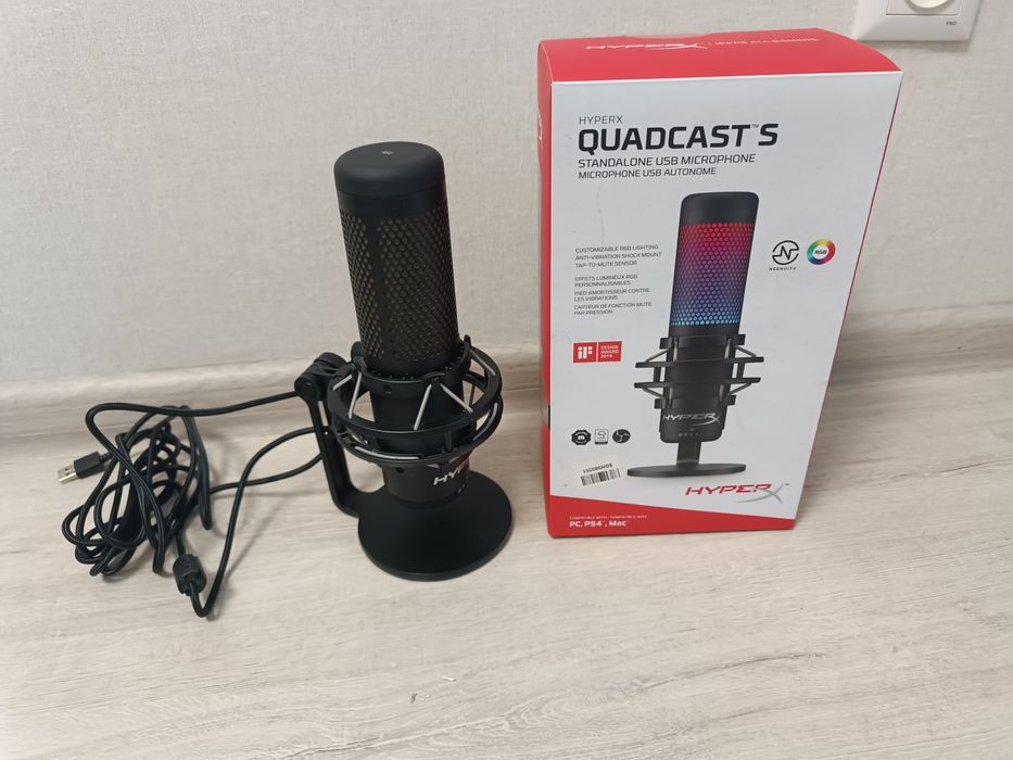 Мікрофон HyperX Quadcast S