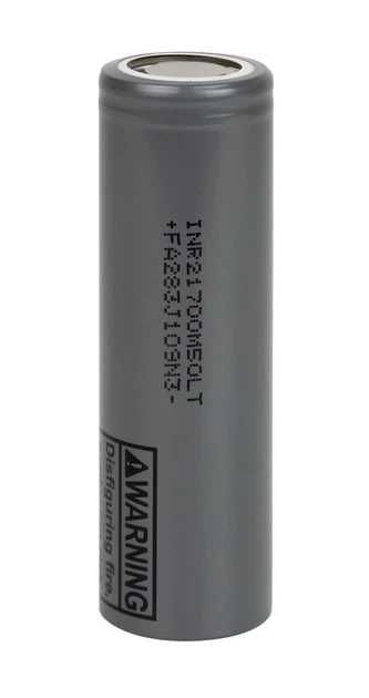 Аккумулятор 21700 LG INR21700 M50LT 5000mah 7.2A 3.6V - оригинал