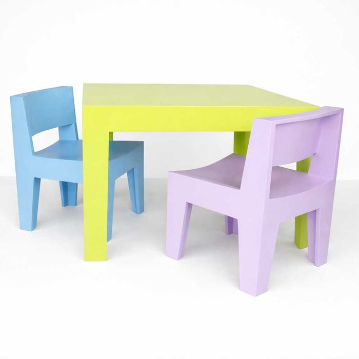 Stolik i krzesełko dla dzieci 2–6 lat – MDF, loft handmade OD STOLARZA