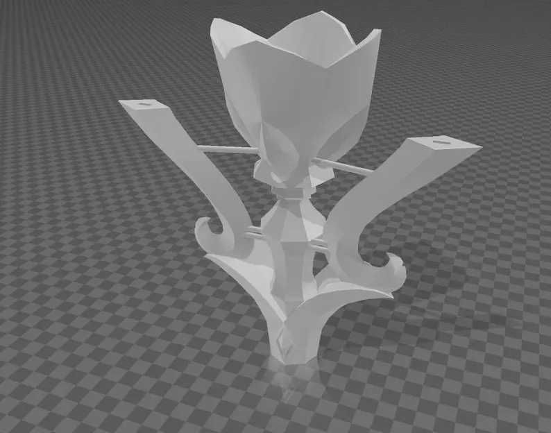 Genshin Impact Symphonist of Scents | arma da Escoffier cosplay/prop