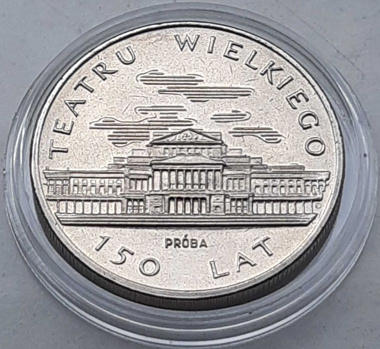 Moneta 50 zł, 1983, 150 Lat Teatru Wielkiego, próba, nikiel