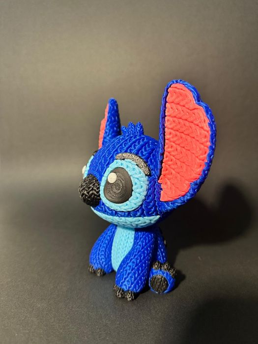 Stitch em efeito crochê