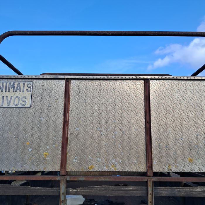 Caixa de carga    para transporte  de animsis  vivos