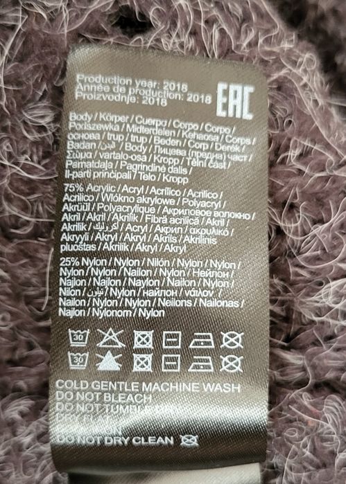 Sweter, grafitowy, oversize, L, Only Carmakoma