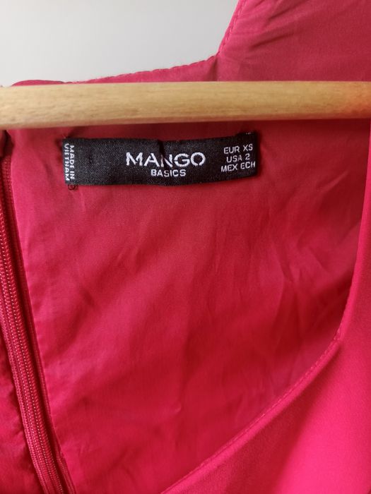 Klasyczna dopasowana sukienka Mango | rozmiar XS