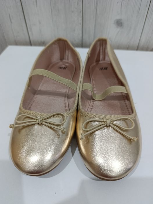 Baleriny złote buty hm 33