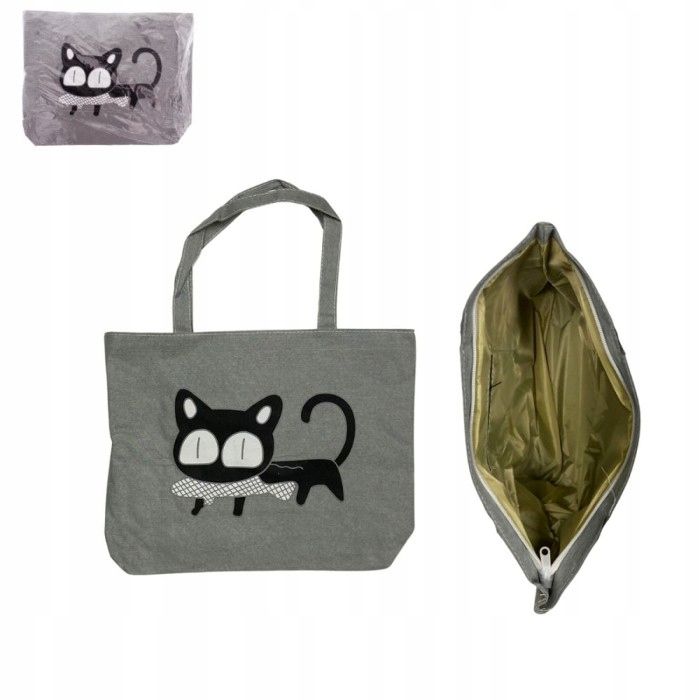 Torba torebka damska materiałowa na lato