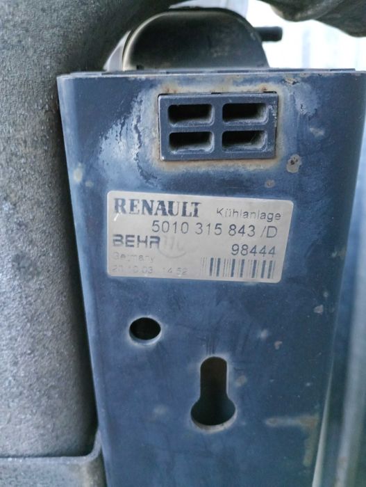 Komplet chłodnic do Renault
