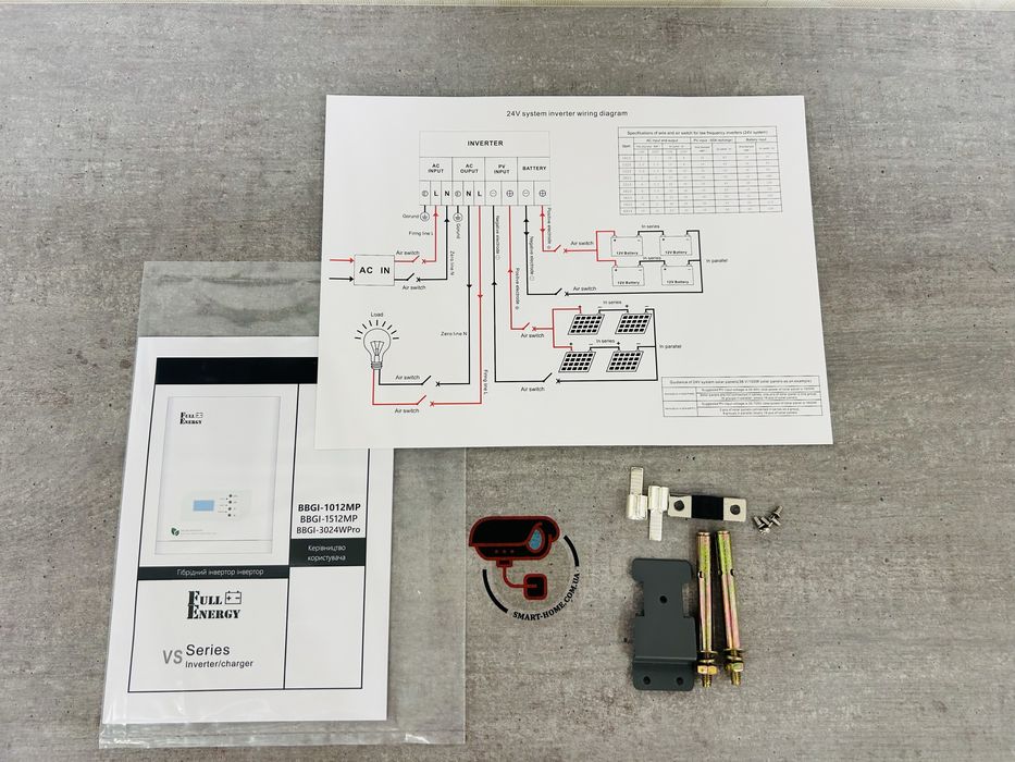 6000Вт‼️24 В инвертор гибридный ИБП ДБЖ зарядная станция бесперебойник