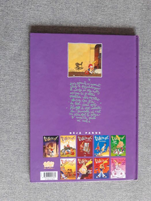 BD Titeuf "et le derrière des choses" de ZEP