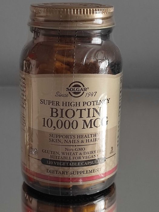 Біотин Солгар, Biotin Solgar 300 мкг 5000 мкг 10000 мкг