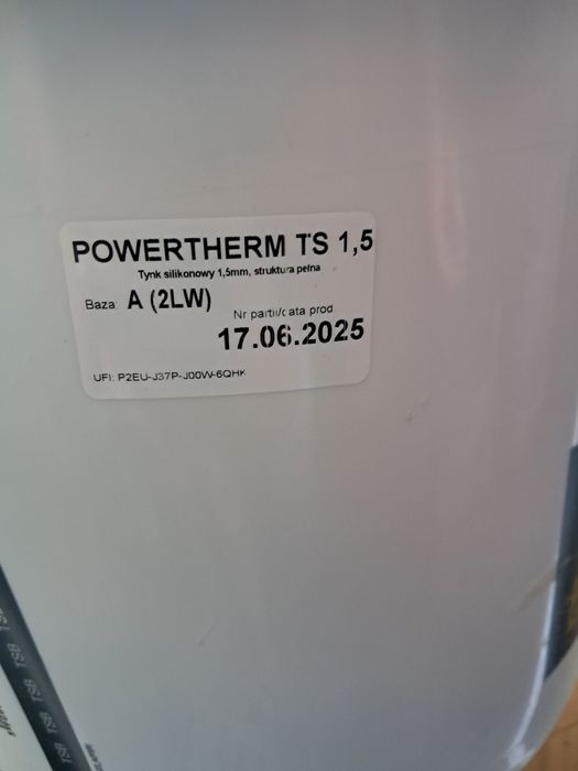 Tynk silikonowy power therm nowy s5130 szary 25 kg wiaderko