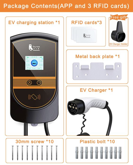 Wallboox 7,4 kw - 32 A monofasico - com wifi, rfid - novo
