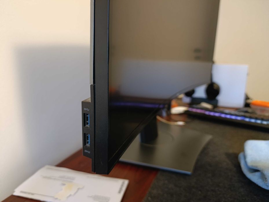 Monitor Curvo Dell UltraSharp 34" U3417W (WQHD / IPS / KVM) - Como novo