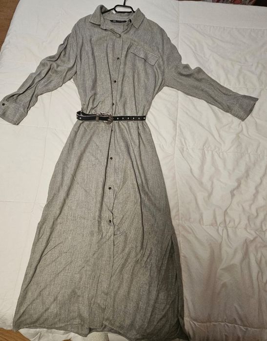 Vestido comprido Zara