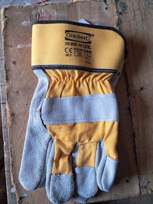 Rękawice skórzane robocze
