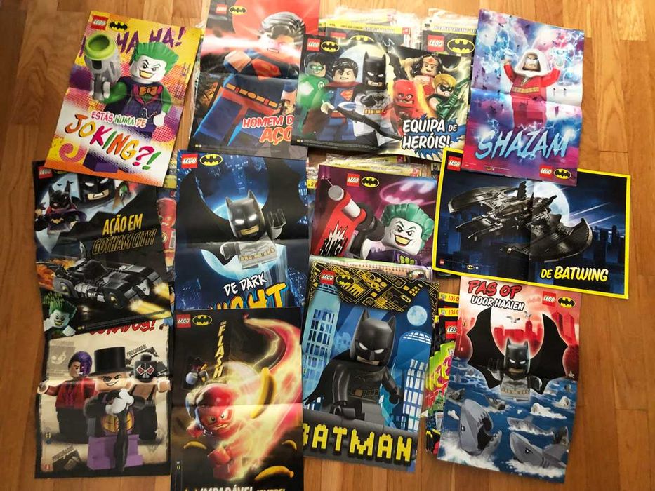 Lote 63 Revistas LEGO® DC Batman - Sem Minifiguras