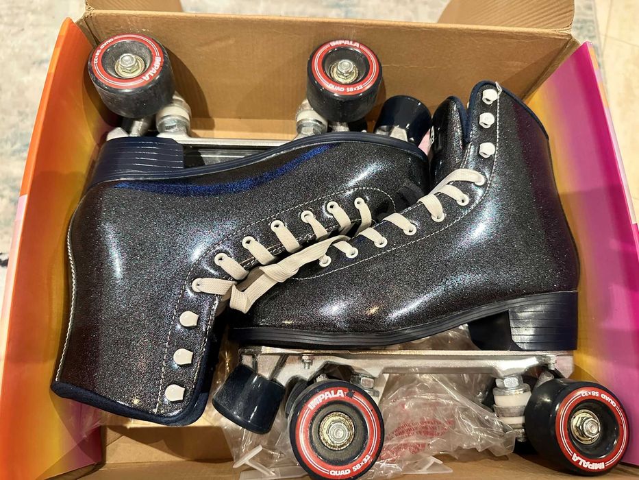Patins de 4 Rodas Impala (ainda na caixa e com proteções)