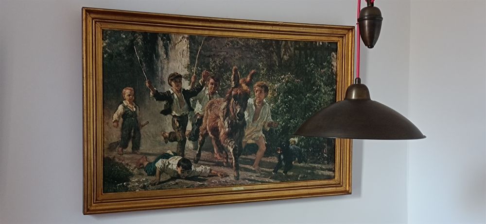 Quadro com pintura de Filippo Palizzi