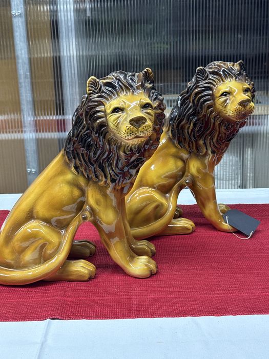 Dois imponentes Leões