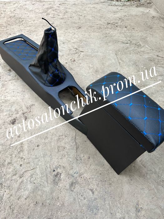 Накладка тунеля хребет ВАЗ 2108 2109 21099 черна РОМБ з стрічкою