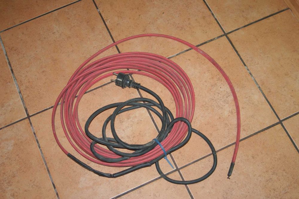 Przewód grzejny kabel grzewczy 33w/m - 9mb