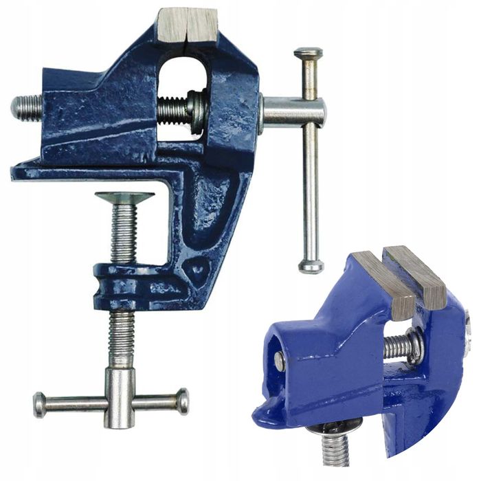 NOWE imadło VOREL 70mm stołowe przykręcane  żeliwne mocne do warsztatu