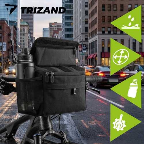 Велосипедная сумка на руль с держателем для телефона Trizand