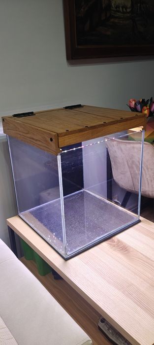 Akwarium kostka full optiwhite 125l 50x50x50 plus pokrywa filtr Oase