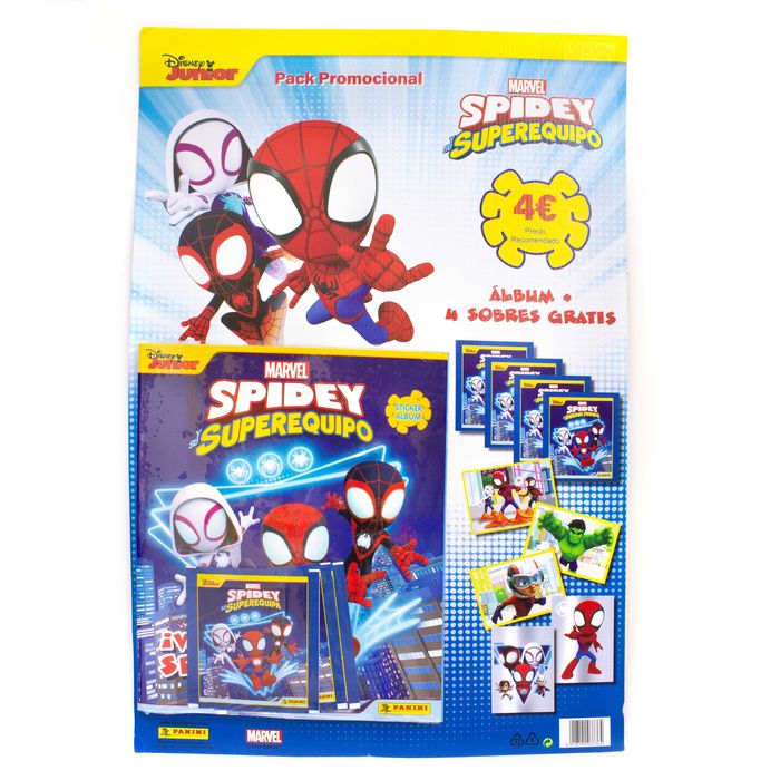 Cromos Panini "Spidey e a Sua Super Equipa" (ler descrição)