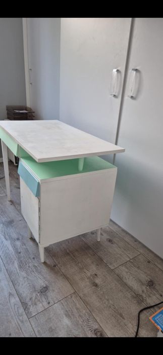 Biurko stolik PRL '72