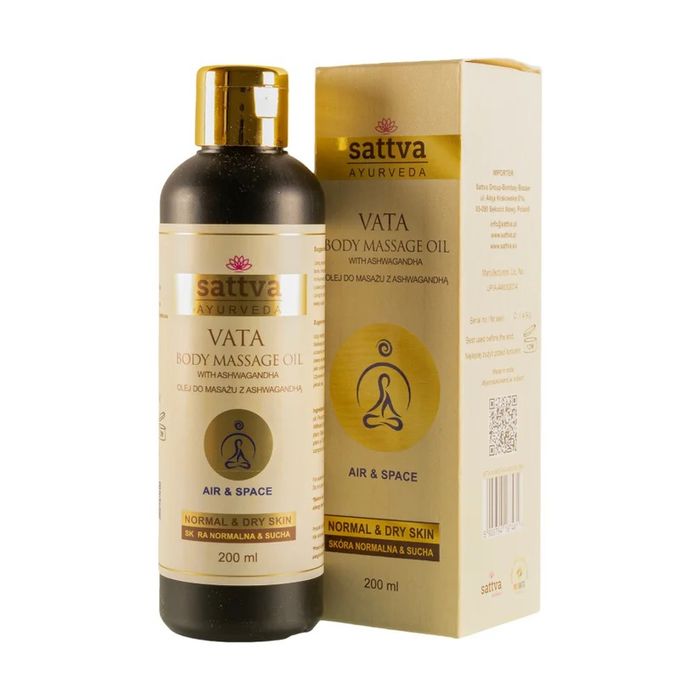 Sattva Body Massage Oil ajurwedyjski olejek do masażu Vata 200ml