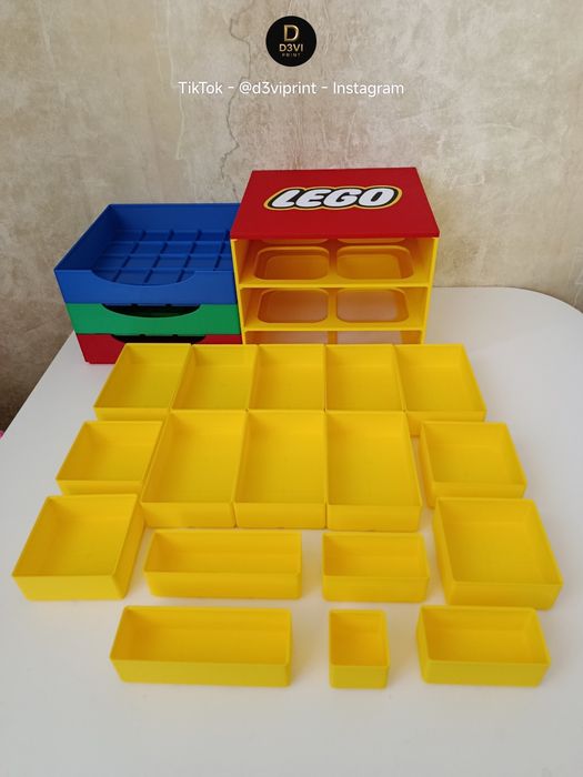 Бокс органайзер для Lego‼️Шафка сортер деталей Лего шкафчик