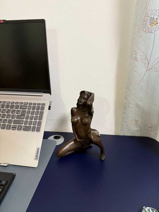 фигурка статуетка эротика бронза девушка скульптура антиквариат декор