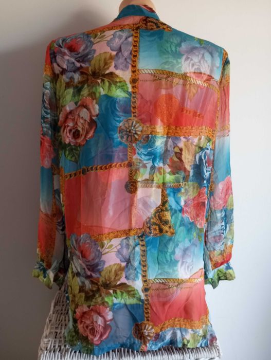 Camisa transparente com body