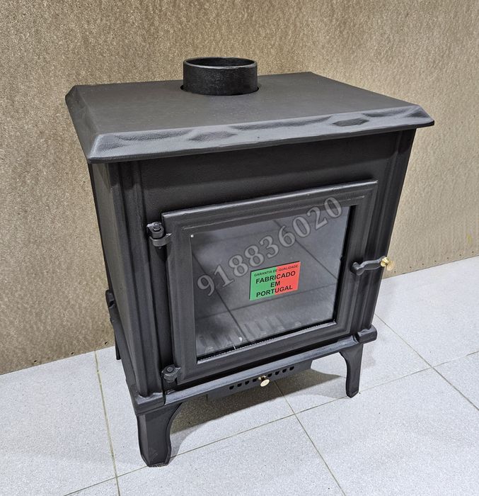 Salamandra Grande a Lenha FERRO FUNDIDO CIF 5 -Fabrico Nacional - NOVAS