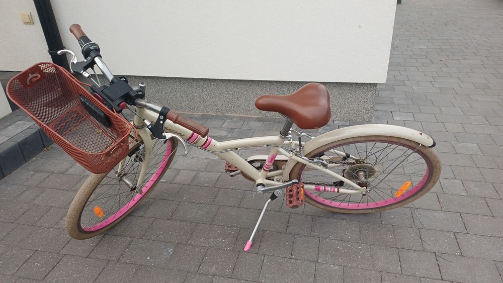 Rower dziecięcy damski Btwin koła 24 cale