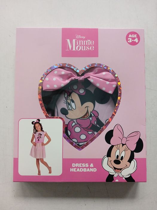 Strój na bal,kostium przebranie MinnieMouse 3-4 lat
