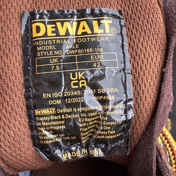 Dewalt робочі черевики