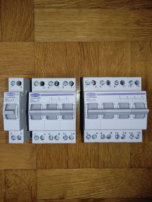Автомат DC-Tomzn 1Р, 2P 16А 20А 25А  32А 40А 63A, 125А,УЗИП Держатель