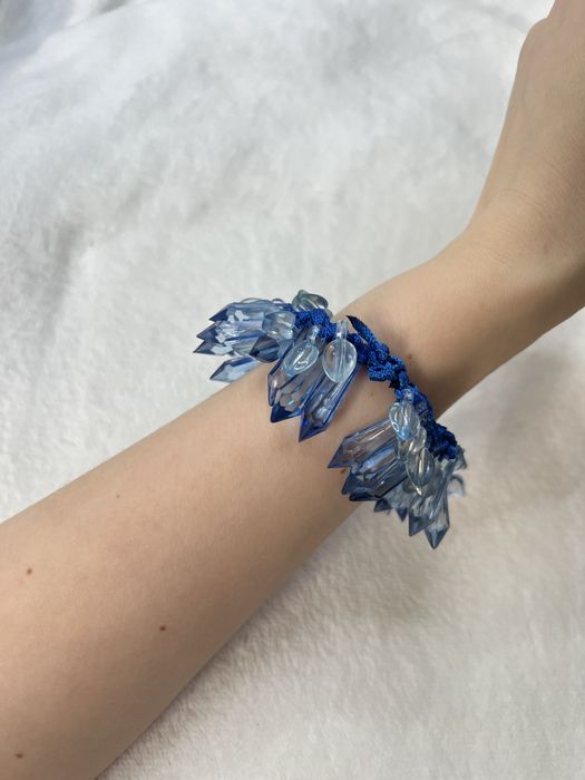 Bransoletka kryształki aesthetic handmade glamour classy 25