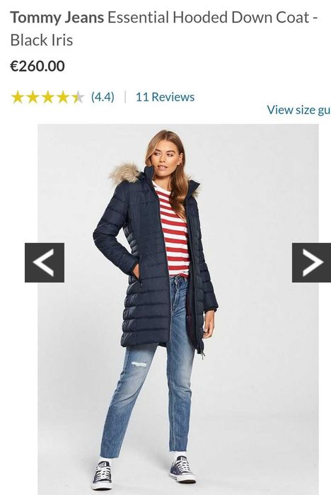 Tommy Hilfiger пуховик S\M зимова куртка пальто